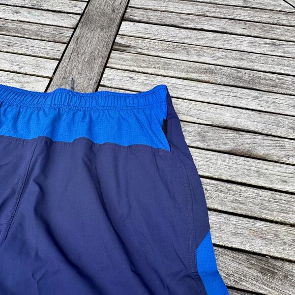 Nike Contend 9" Mens Volley Swim Shorts Midnight Navy Blue Drawstring Large New - Picture 7 of 9